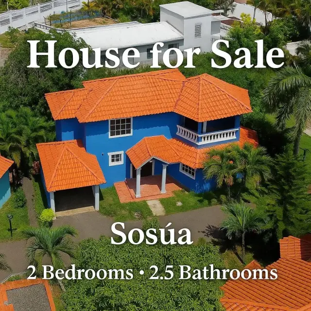 Beautiful Two-Story Home for Sale in Sosúa – Near La Sirena Market, USD$ 250,000