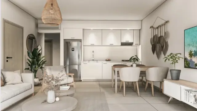 Invierte en el paraíso: apartamento amueblado en Bayahíbe, USD$ 190,000