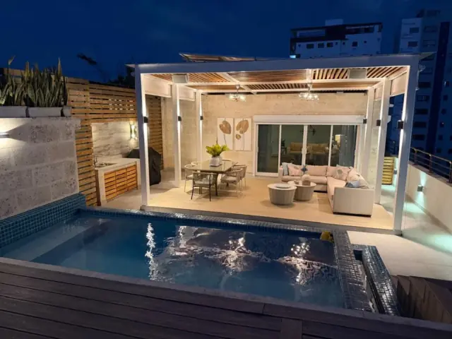 Penthouse amueblado en Ensanche Naco, USD$ 895,000