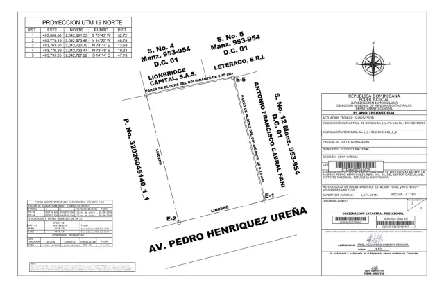 Terreno en La Esperilla, Santo Domingo, USD$ 3,069,300