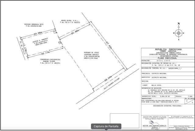 TERRENO EN VENTA CON 2598 MTS, USD$ 4,000,000